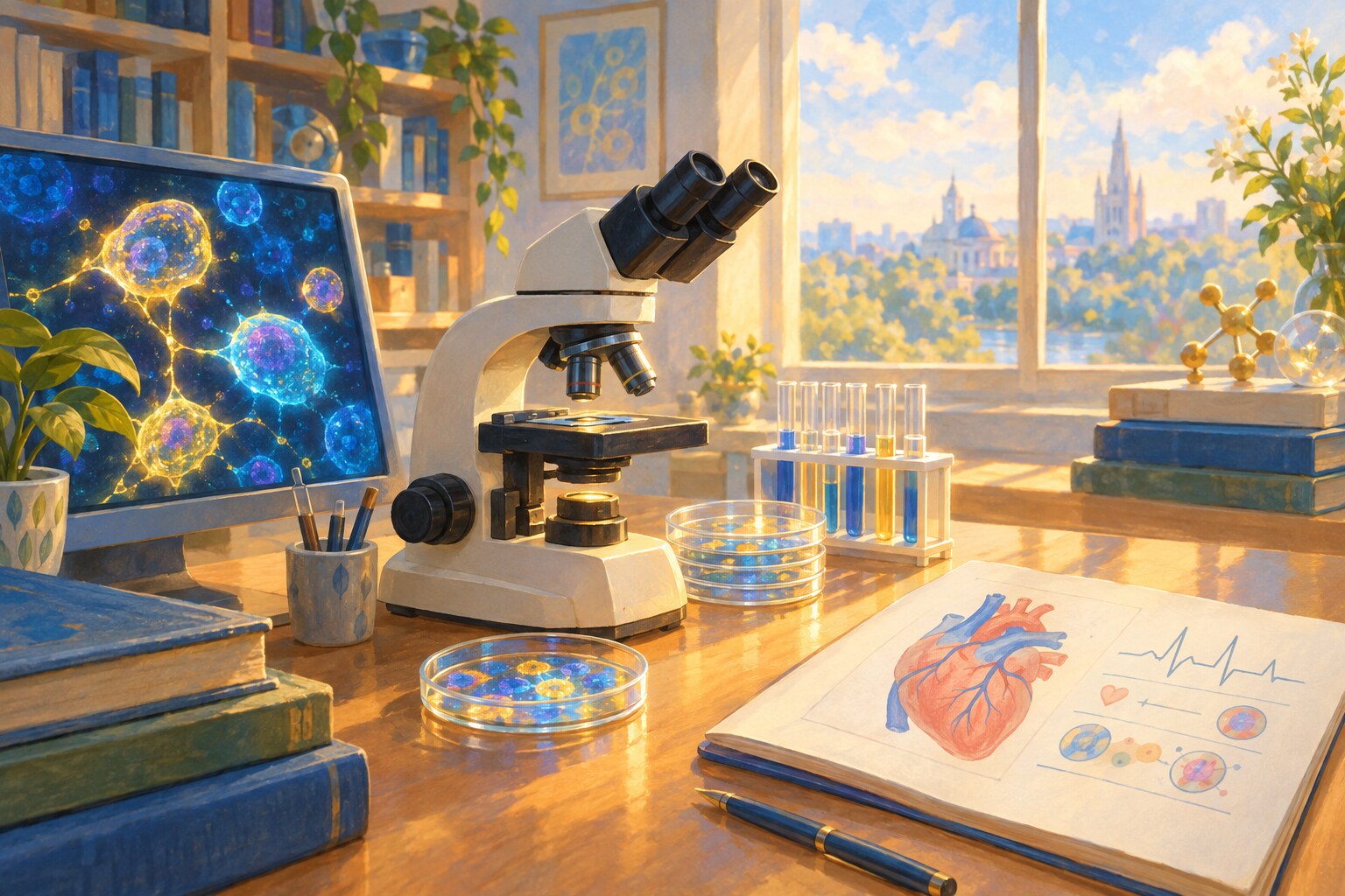 A research laboratory scene representing new clues about a cancer-treatment complication.