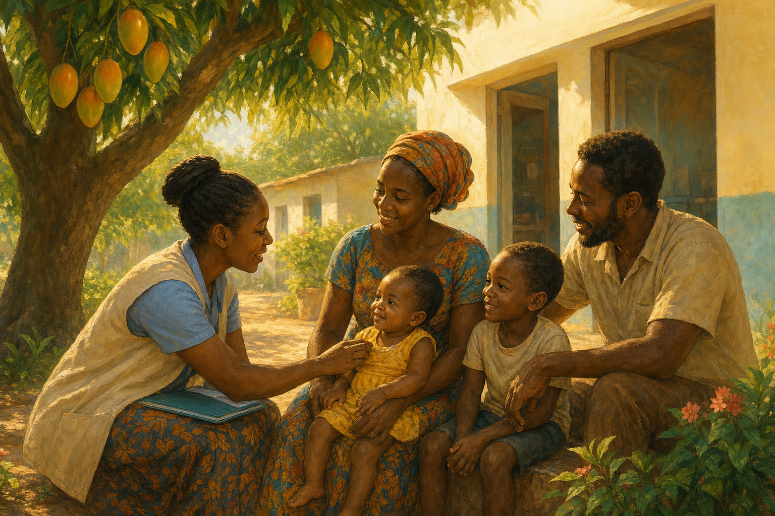 Warm illustration representing Health stories on Global Good News Daily.