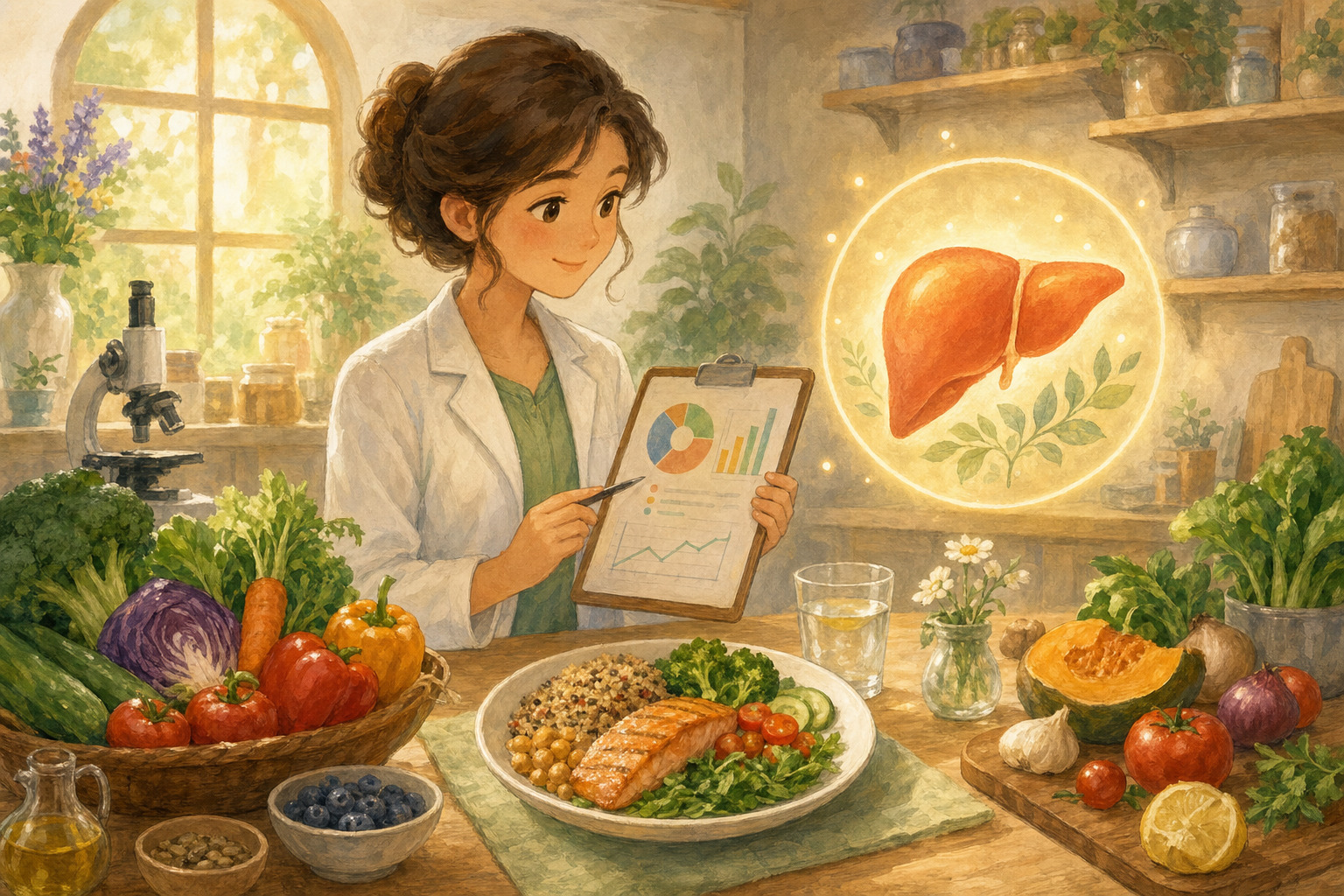 Researchers study how different diets affect liver and metabolic health.